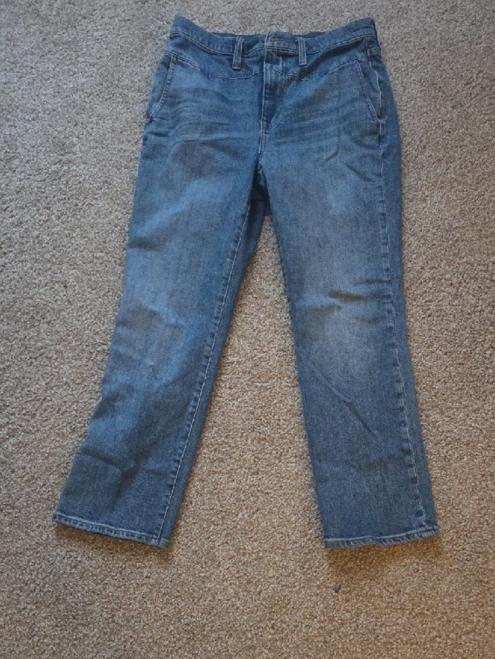 Madewell Light Blue Denim Jeans Label View
